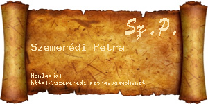 Szemerédi Petra névjegykártya